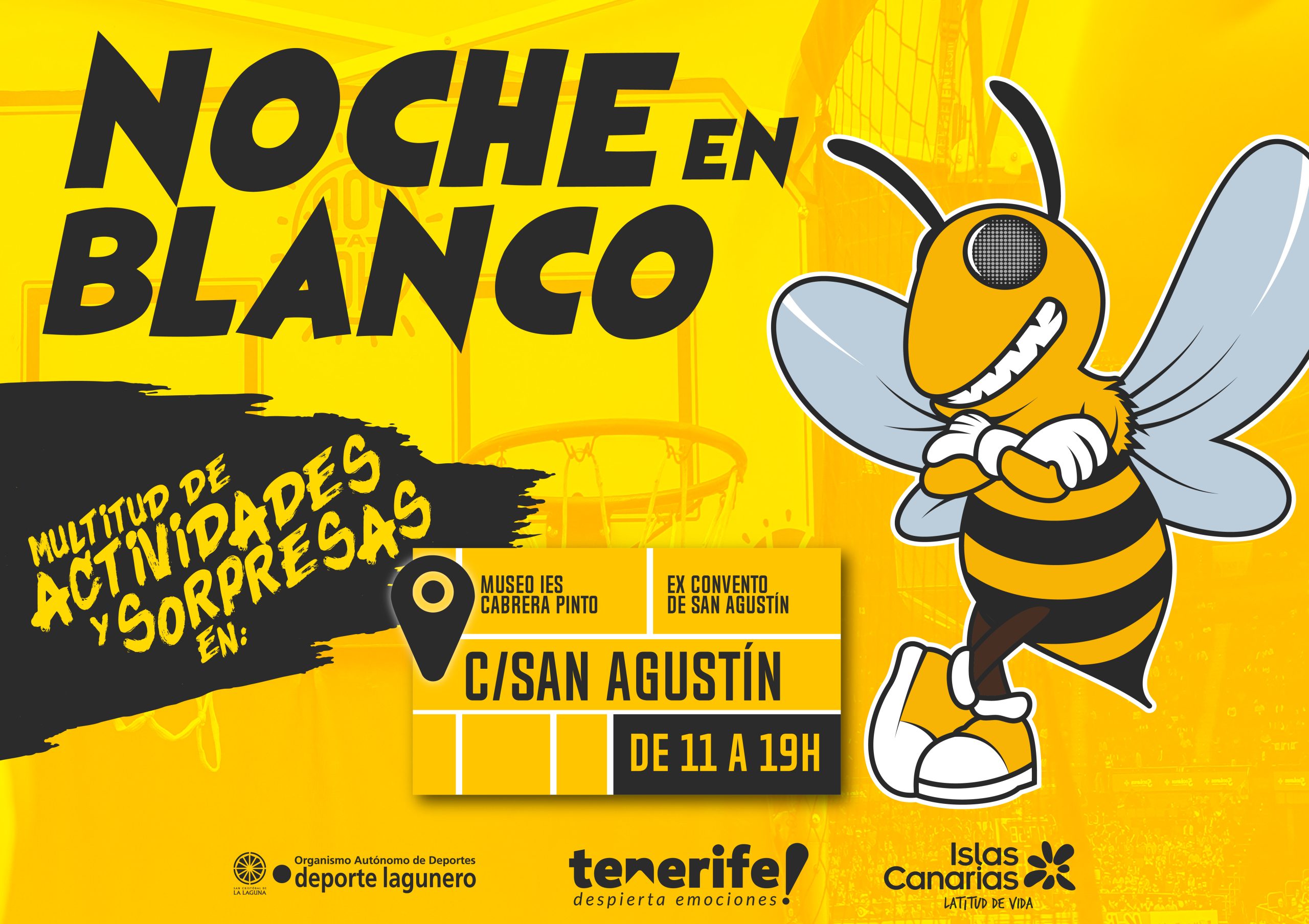 El CB Canarias y su Fundación se volcarán con La Noche en Blanco