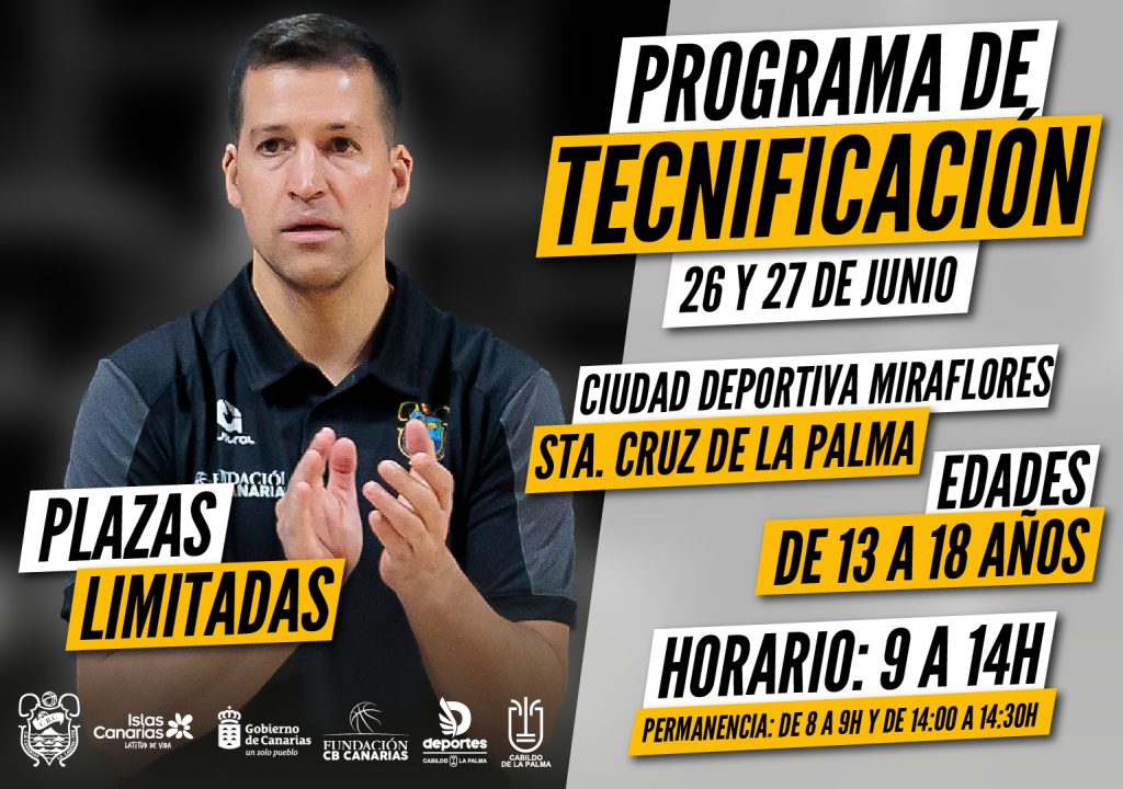 Nueva iniciativa estival: ¡llega el Programa de Tecnificación de La Palma!