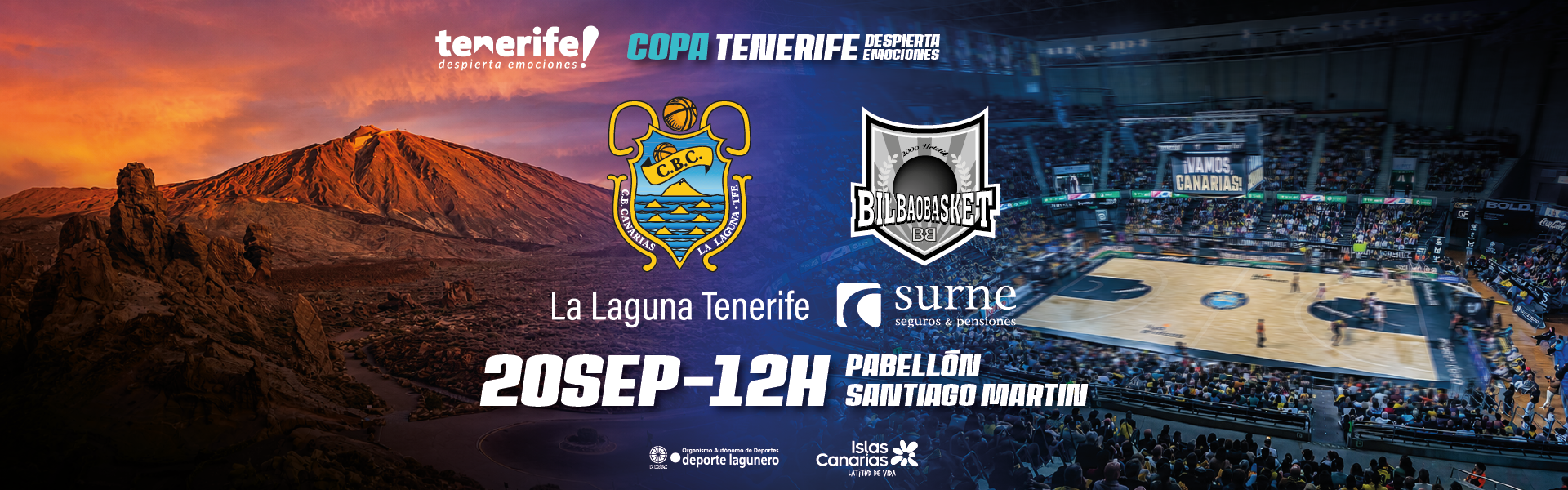 Venta de entradas para la Copa 'Tenerife! despierta emociones!