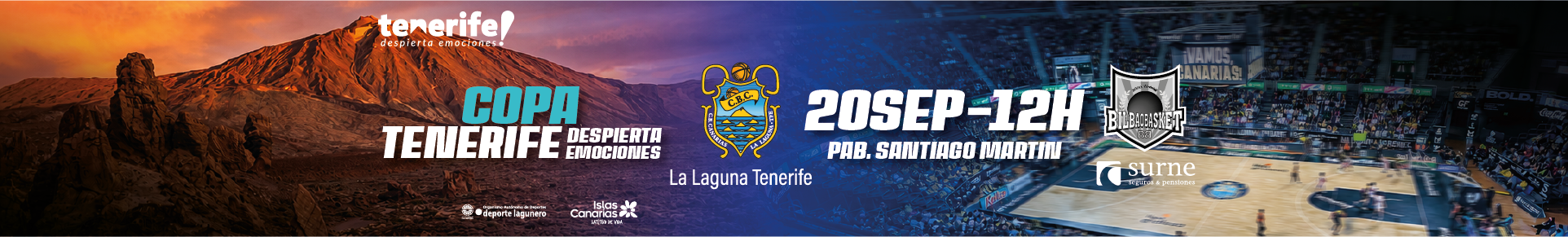 Venta de entradas para la Copa 'Tenerife! despierta emociones!