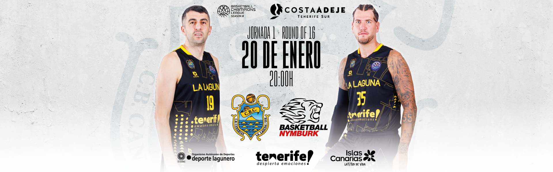 Entradas a la venta para La Laguna Tenerife-Nymburk