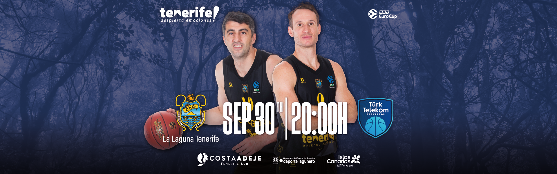 Venta de entradas para La Laguna Tenerife-Turk Telekom