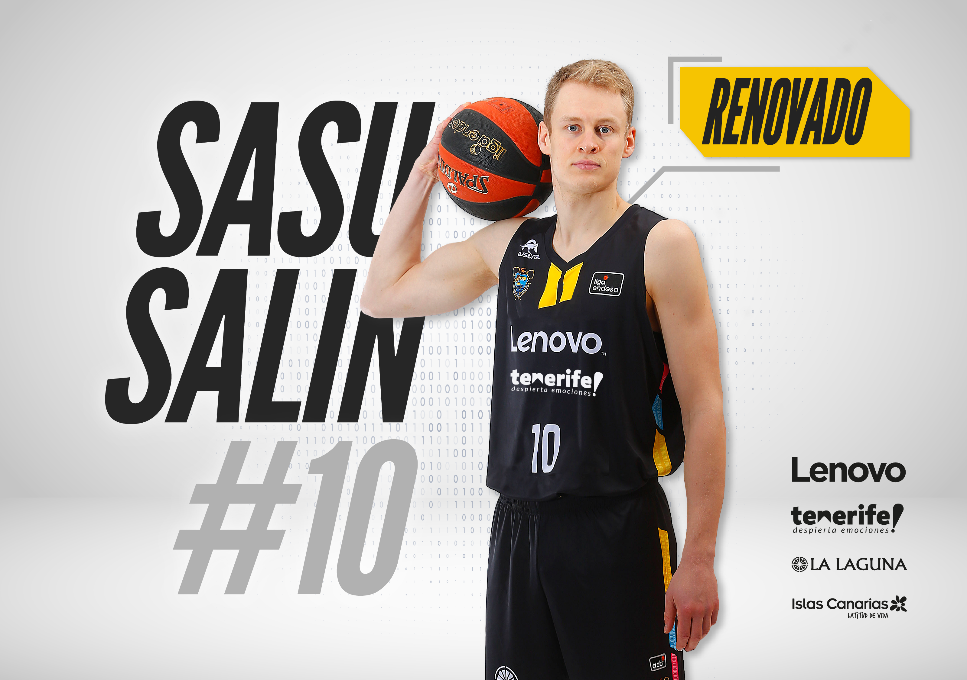 El Lenovo Tenerife renueva a Sasu Salin por dos temporadas Imagen de El Lenovo Tenerife renueva a Sasu Salin por dos temporadas