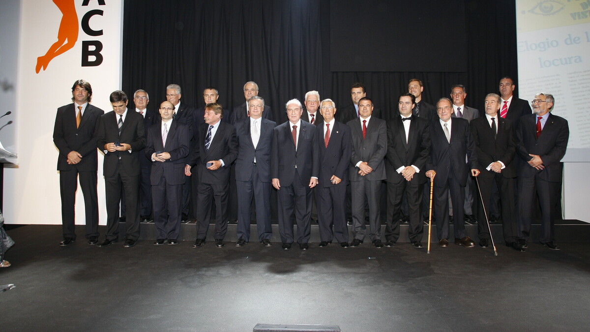Homenaje a los clubes fundadores de la ACB