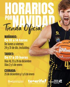 Horarios de la tienda oficial en Navidad (1)