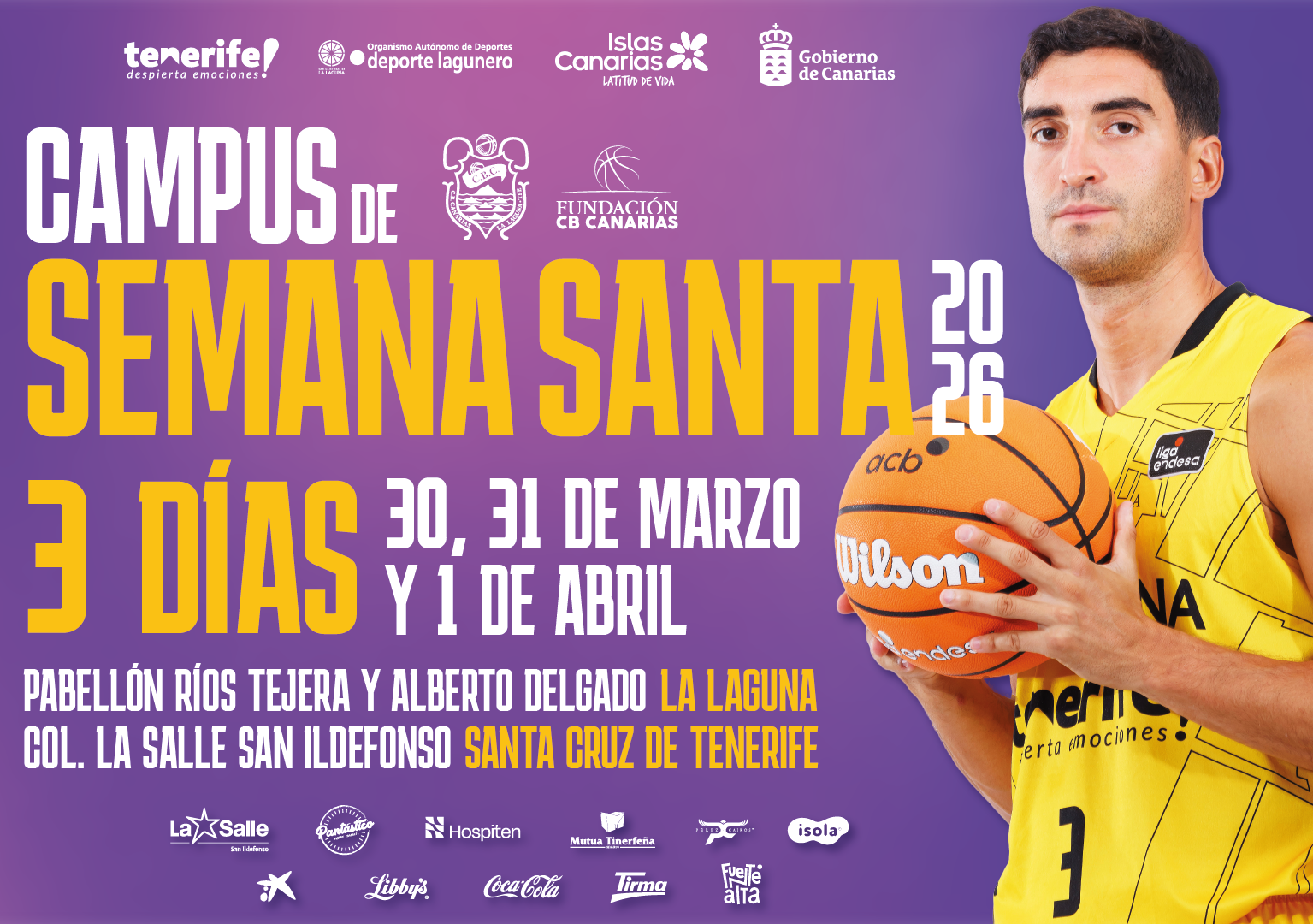 Abierta la inscripción para los Campus CB Canarias de Semana Santa 2026