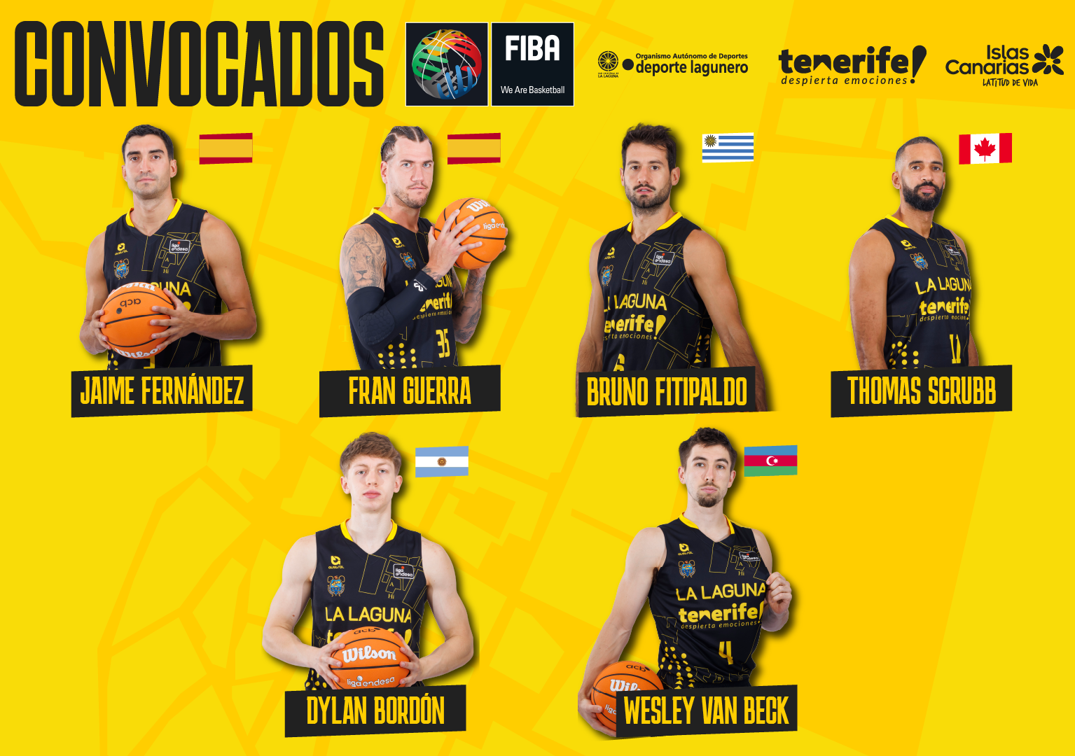 Seis aurinegros acudirán a la ventana FIBA