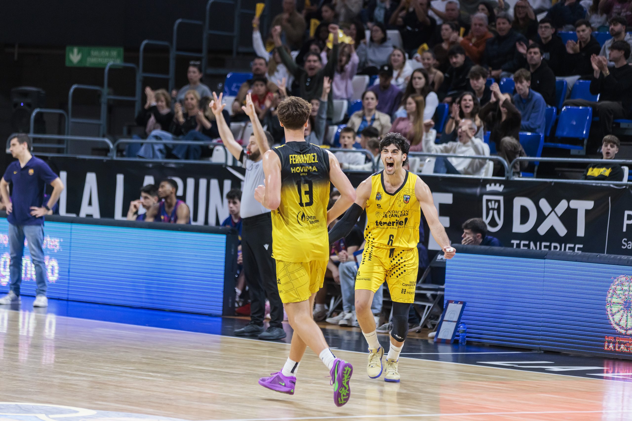 El Fundación CB Canarias cae con honor ante el invicto Barça Atlètic