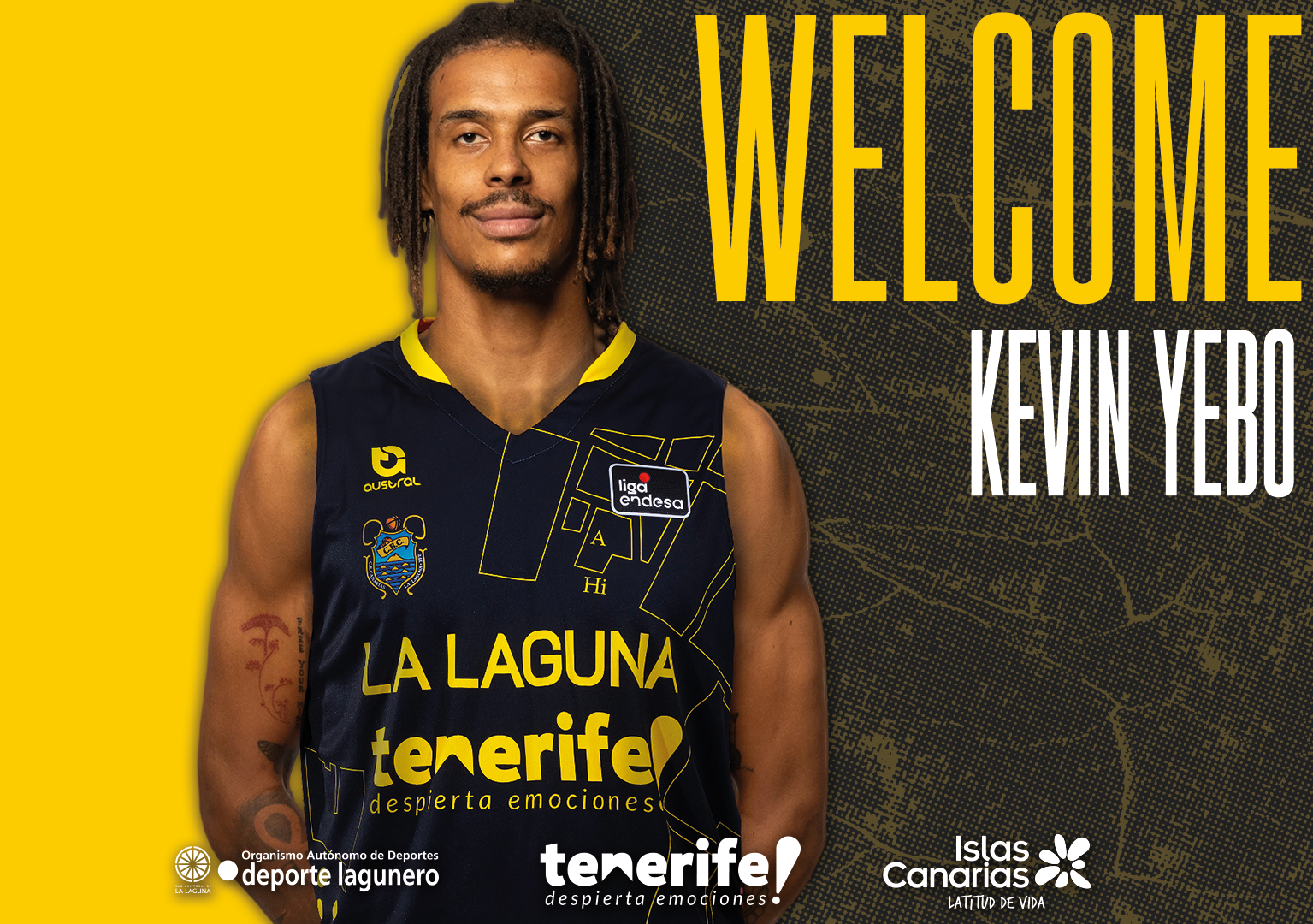 La Laguna Tenerife ficha a Kevin Yebo Imagen de La Laguna Tenerife ficha a Kevin Yebo