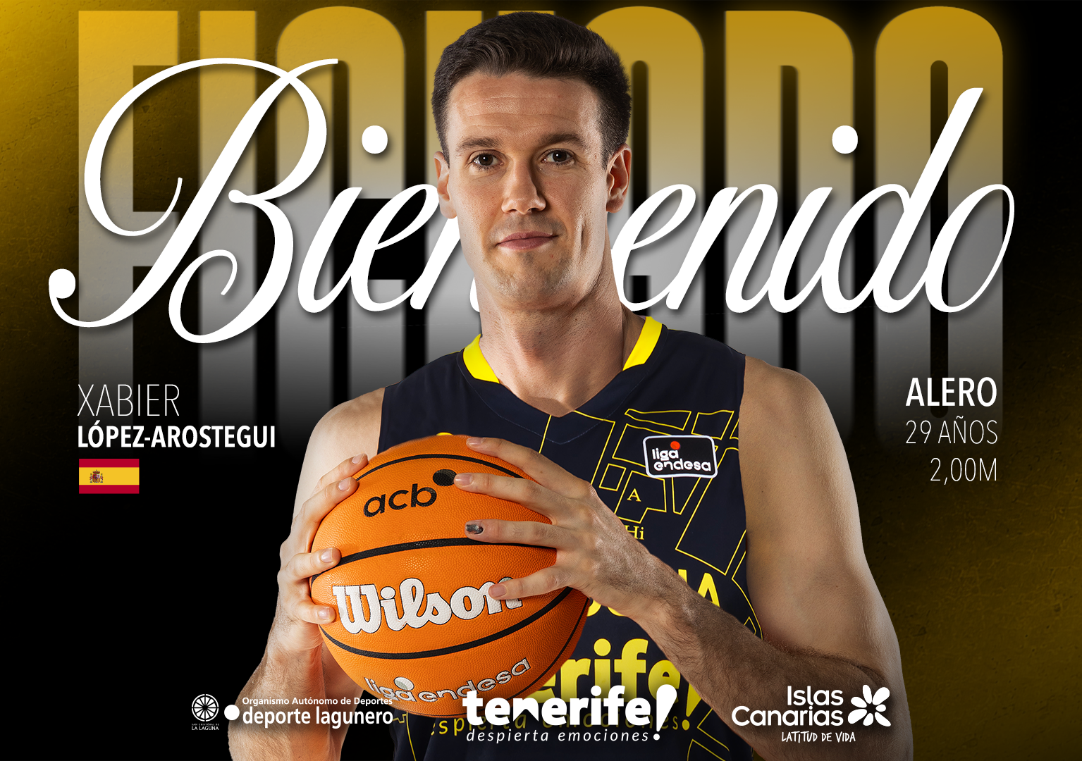 La Laguna Tenerife ficha a Xabi López-Arostegui