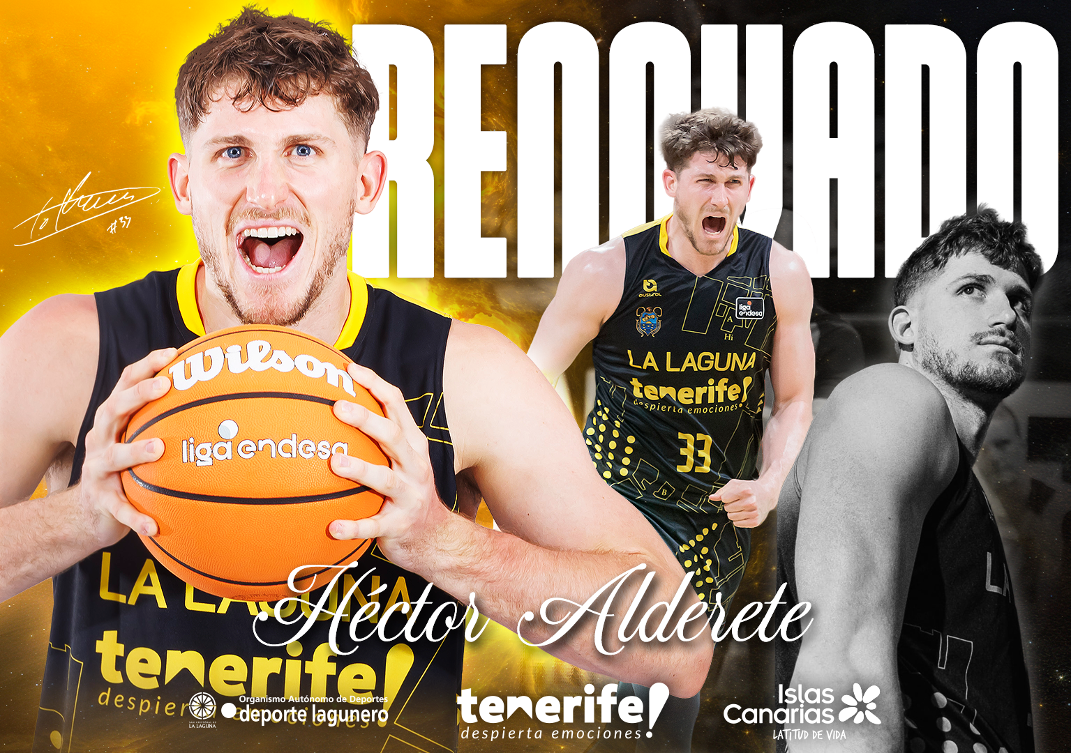 Noticia Héctor Alderete seguirá siendo jugador de La Laguna Tenerife