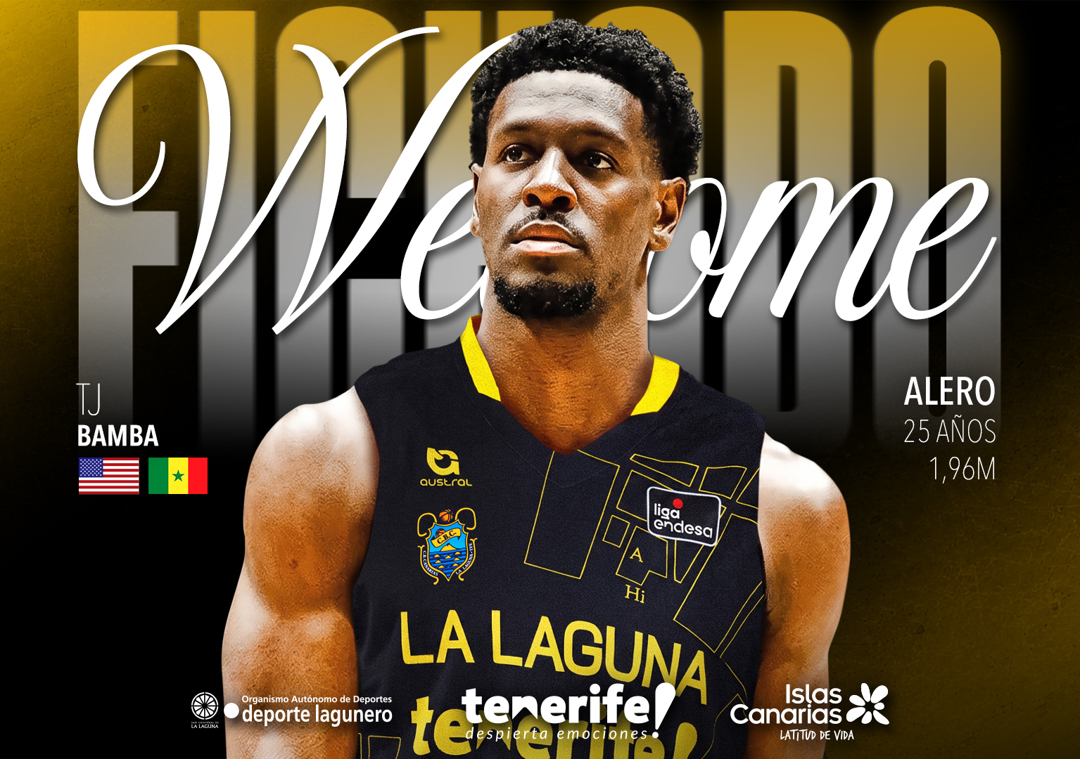 La Laguna Tenerife ficha a TJ Bamba