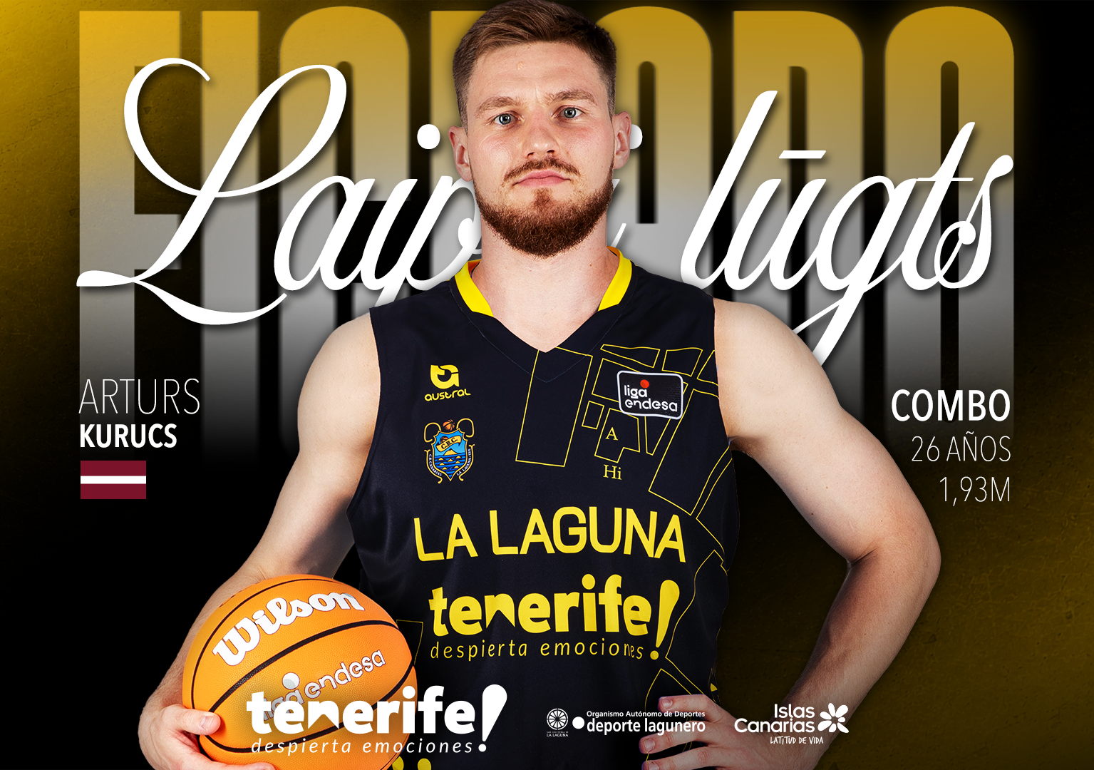 Imagen de Arturs Kurucs, nuevo jugador canarista