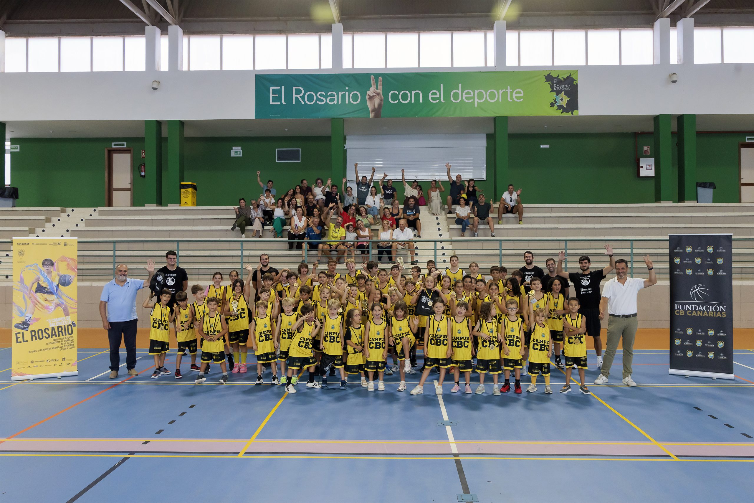 Noticia Fin de fiesta en el II Campus de Baloncesto El Rosario
