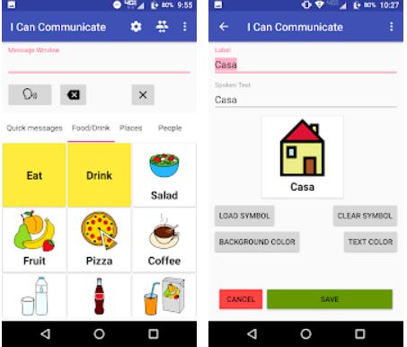 Captura número 1 de la aplicación Puedo comunicar!