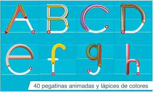 Captura número 2 de la aplicación Escribo en letra de imprenta