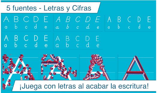 Captura número 3 de la aplicación Escribo en letra de imprenta