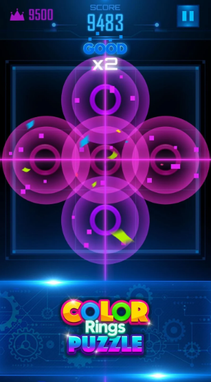 Captura número 2 de la aplicación Color Rings Puzzle