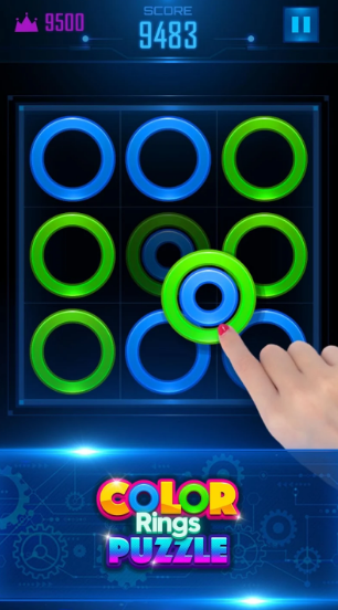Captura número 3 de la aplicación Color Rings Puzzle