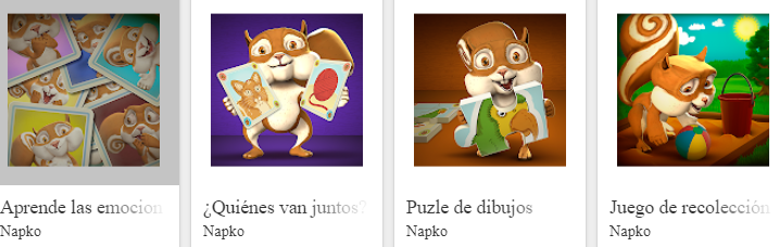 Captura número 2 de la aplicación Napko Educativo