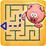 Logo de la aplicación Cerdito Maze