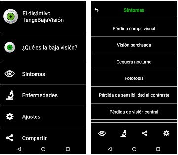 Captura número 2 de la aplicación Tengo Baja Visión – Simulador