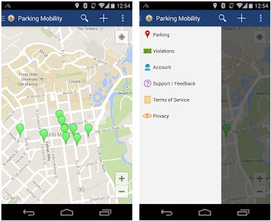 Captura número 1 de la aplicación Parking Mobility