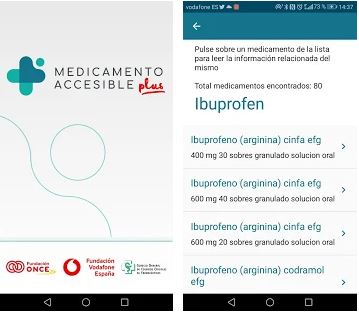 Captura número 2 de la aplicación Medicamento Accesible Plus