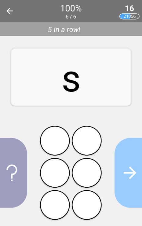 Captura número 1 de la aplicación Brailliac: Braille Tutor