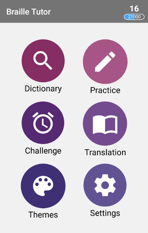 Captura número 2 de la aplicación Brailliac: Braille Tutor