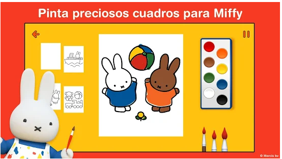 Captura número 1 de la aplicación El mundo de miffy