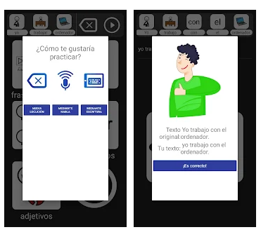 Captura número 2 de la aplicación talkAACtive