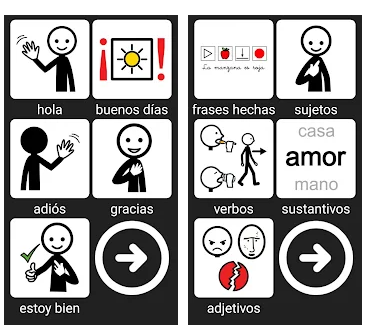 Captura número 1 de la aplicación talkAACtive