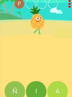 Captura número 2 de la aplicación Ordena las letras