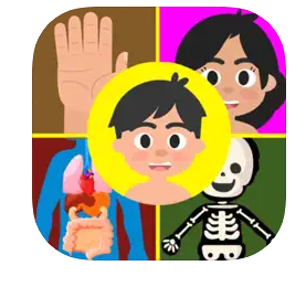 Logo de la aplicación Partes del cuerpo para niños