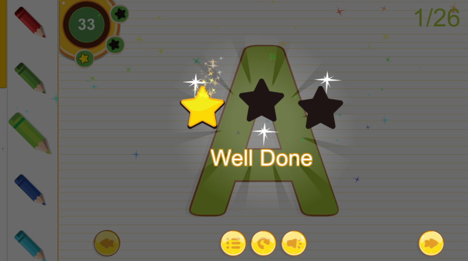 Captura número 1 de la aplicación Aprender a Escribir