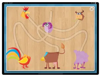 Captura número 1 de la aplicación Juego de niños laberinto de animales