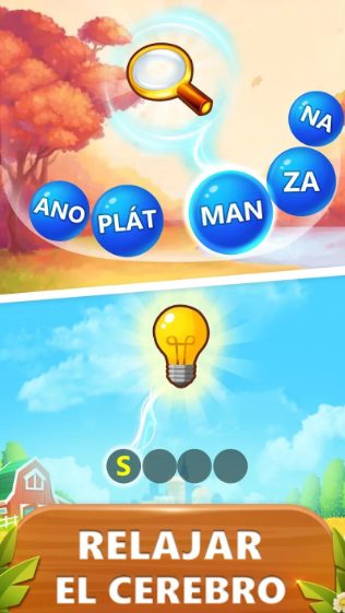 Captura número 2 de la aplicación Word Bubble -Juego de palabras