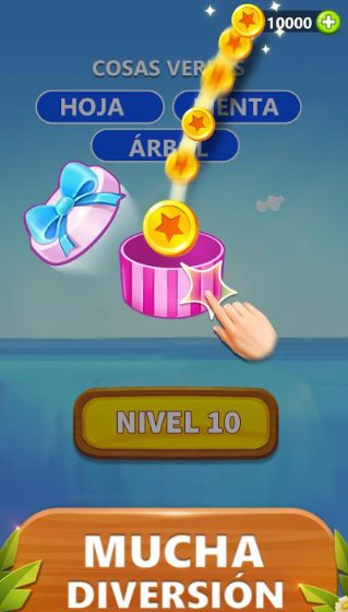 Captura número 1 de la aplicación Word Bubble -Juego de palabras