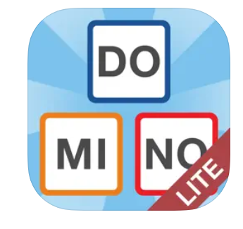 Logo de la aplicación Palabras Domino, juegos