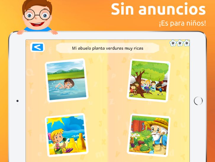 Captura número 3 de la aplicación Yo Leo: Aprender a leer niños