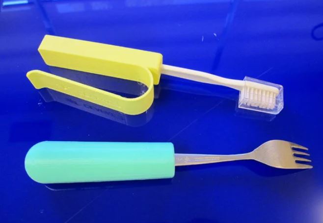 Imagen del recurso Cubiertos Grip. Engrosador para cubiertos.