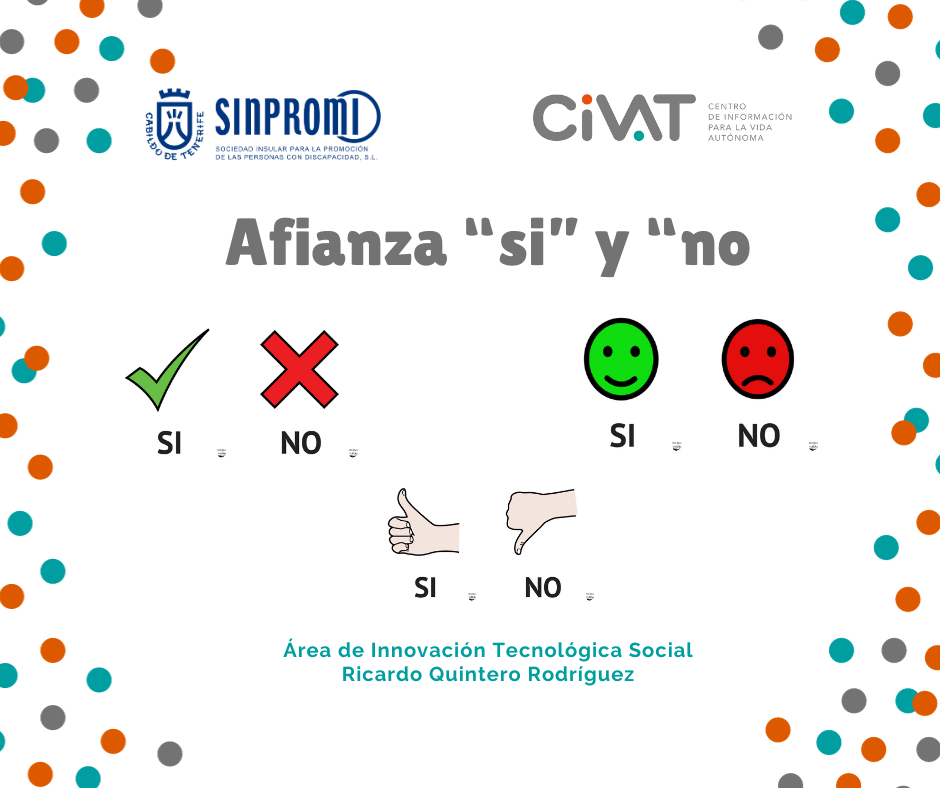 Imagen del material Comunicar «si» y «no»