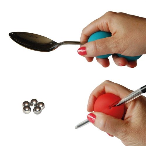 Agarre en bola azul o roja