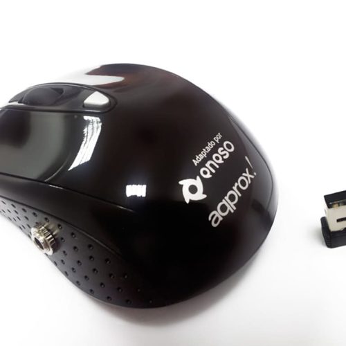 Ratón estándar con adaptación para conmutador en el lado izquierdo