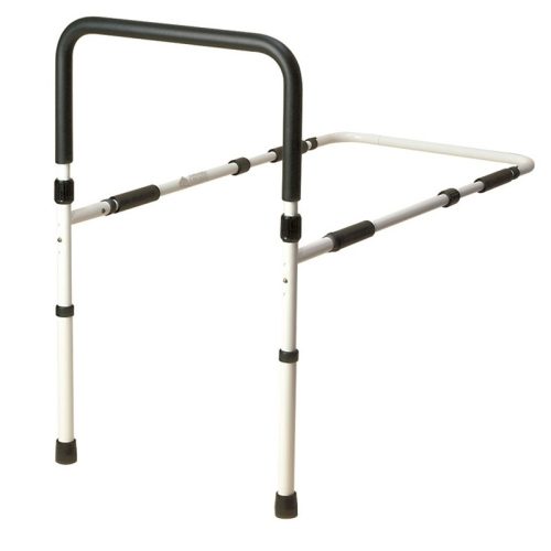 Asidero de cama blanco y negro regulable en altura