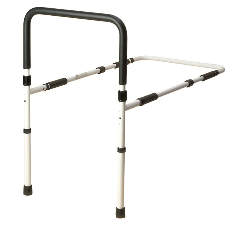 Asidero de cama blanco y negro regulable en altura