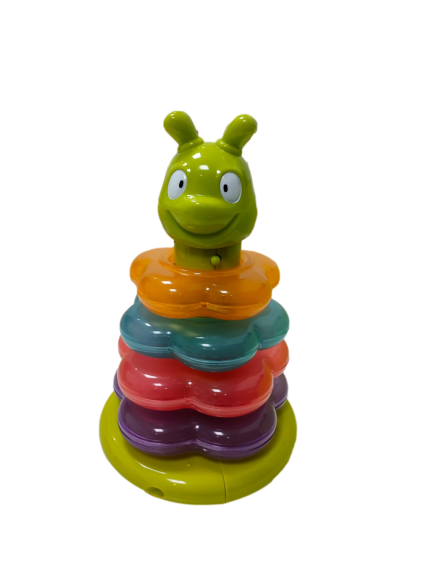 Encajable gusano de colores