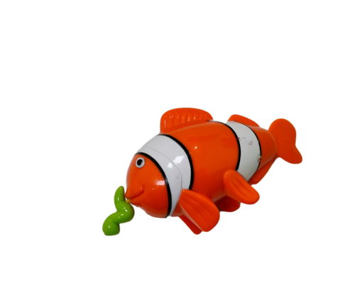 Pez payaso de plástico