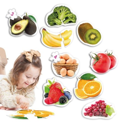 Maxi puzzles alimentos sanos